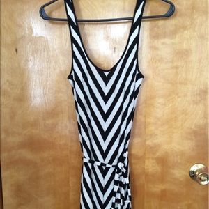 Bebe Striped Maxi Dress